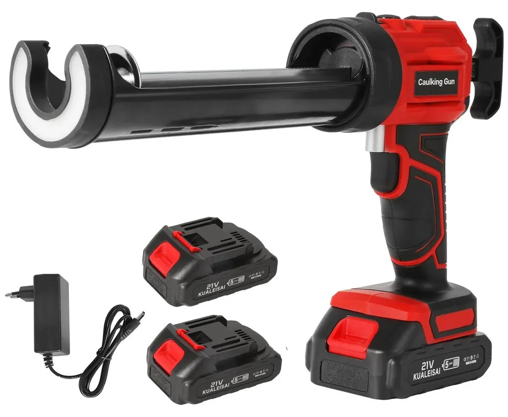 Pistolet à colle chaude sans fil avec 2 batteries et réglage 4 niveaux