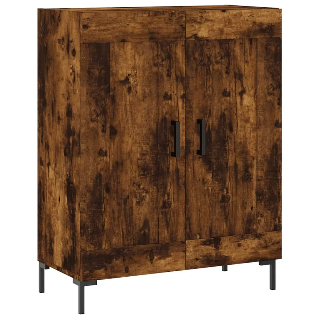 SYFAX™ Credenza Rovere Fumo 69,5x34x90 cm in Legno Multistrato