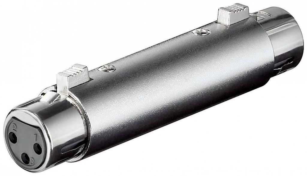 goobay XLR Adapter/Kupplung Buchse zu Buchse (Bulk) Obrázek produktu 
