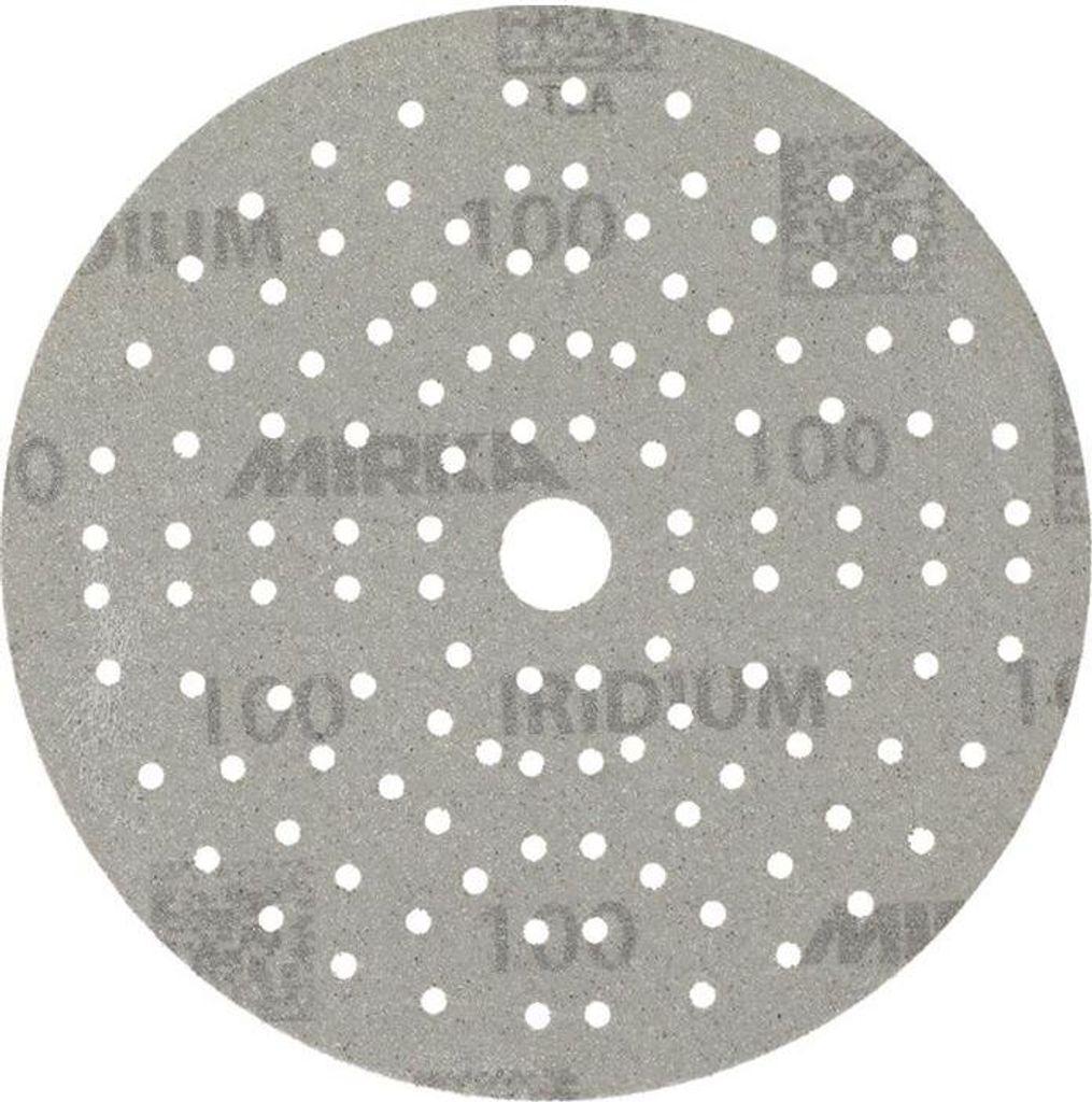 Haftschleifscheibe IRIDIUM Grip 121L 150mm K.100 f.HO/Metall/Lack/Ku.