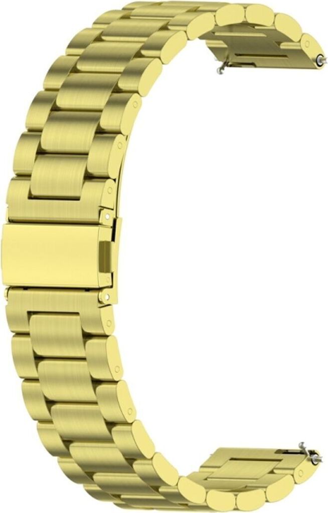 Sport Ersatz Armband für Huawei Watch GT 3 42 mm Edelstahl Band Loop, Farbe:Gold