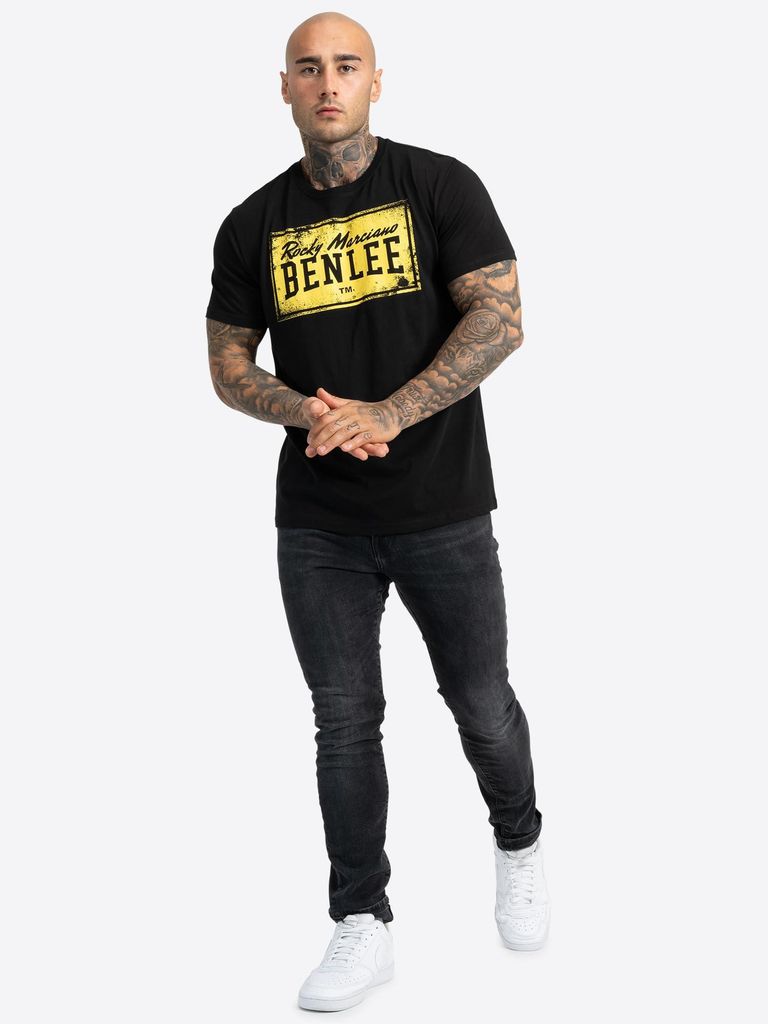 BENLEE Herren T-Shirt BOXLABEL Normale Passform, Black, L Produktbild 