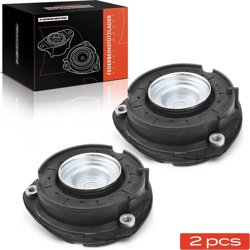 Frankberg 2x Domlager Federbeinstütz lager für VW Golf Passat Audi A3 Seat Skoda Octavia