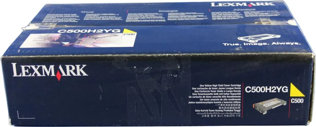 Toner jaune Lexmark C500H2YG de haute capacité pour imprimante C500