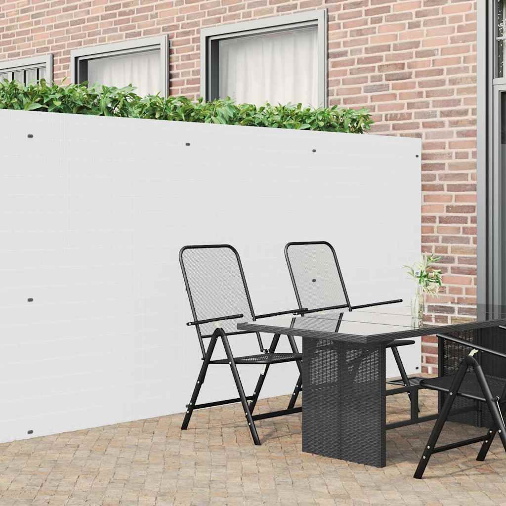 Maison Exclusive - Gartenzaun Doppelseitig Weiß 1,8x3 m PVC