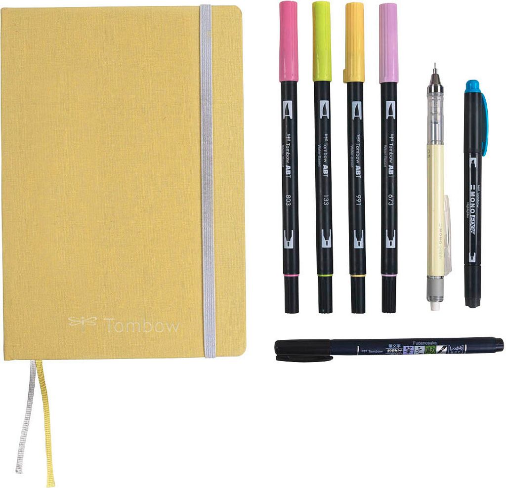 Tombow Creative Journaling Kit BRIGHT inkl. Notizbuch