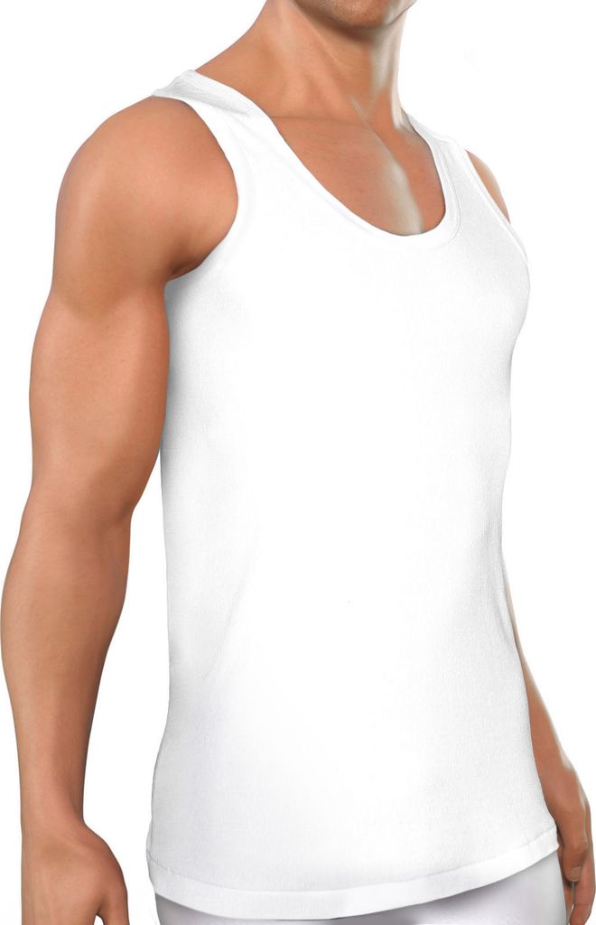 ROYALZ Unterhemd Herren lang 5er Pack Klassisch Tank Top Männer Baumwolle 5er Set