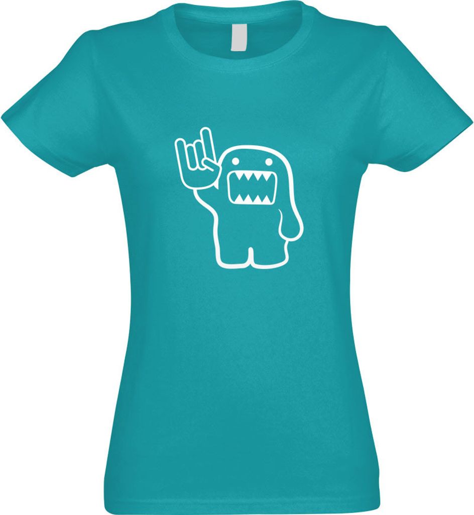 Kiwistar - T-Shirt tailliert - Damen - türkis - Heavy Domo - mit Motiv Bedruckt - Funshirt Design - Sport - Freizeit - Damen - L
