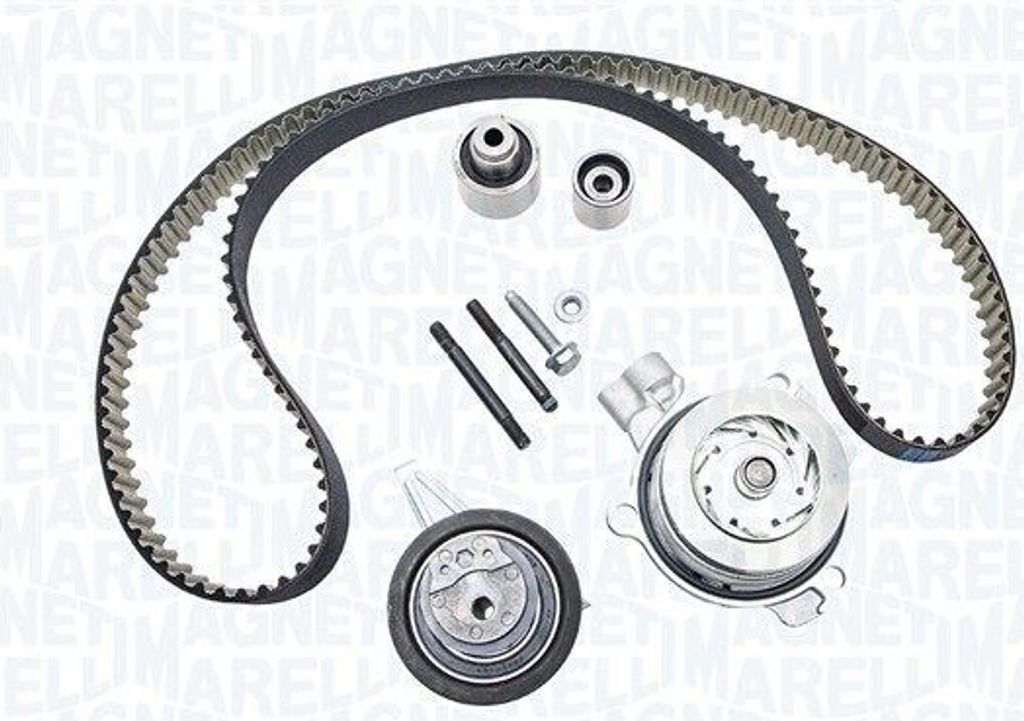 MAGNETI MARELLI 341406640001 Zahnriemensatz + Wasserpumpe für VW Golf VII Schrägheck (5G1, BQ1, BE1, BE2) Passat Variant (3G5, CB5) Golf VII Variant