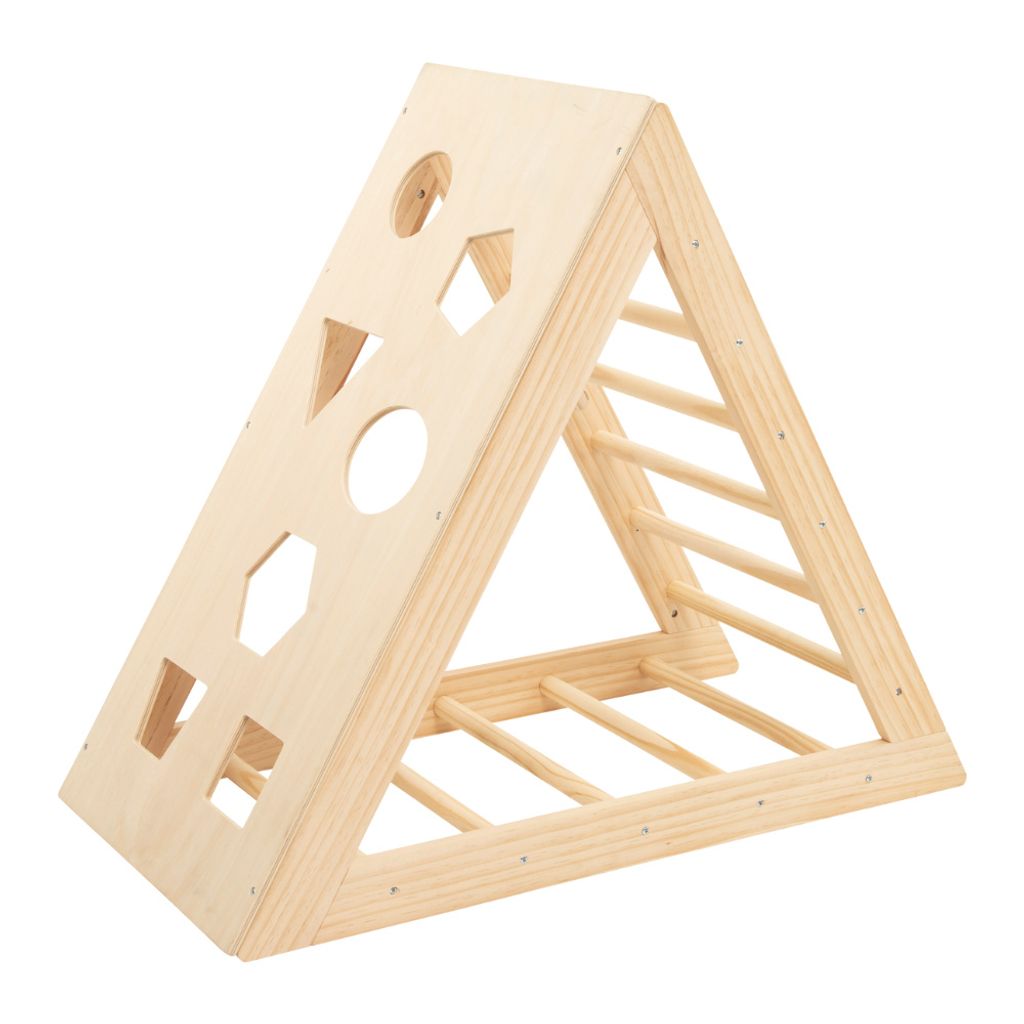 "MISOU Pikler Klimboog Montessori Dreieck Kletterrahmen Baby 78x43,5x90cm Holz"