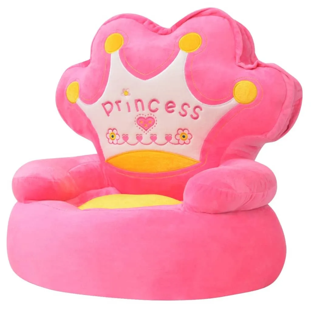 Poltrona Bambini Peluche Rosa 2025 | Certificata e Ergonomica