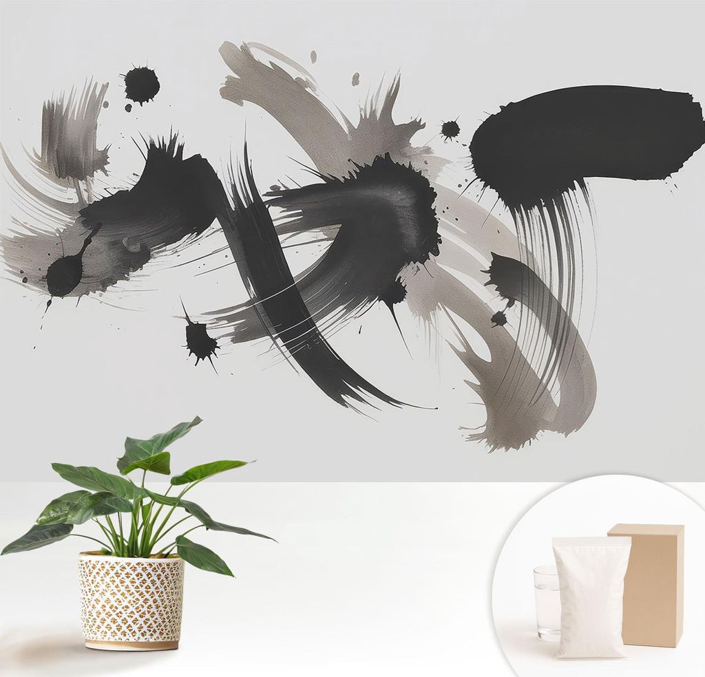 Fototapete - 152x104 cm - Tapete - Wandtapete - Wandbilder - Dekofolie - Tapete Folie - Wand - Dekoration - Wohnzimmer - Abstrakter Ausdruck