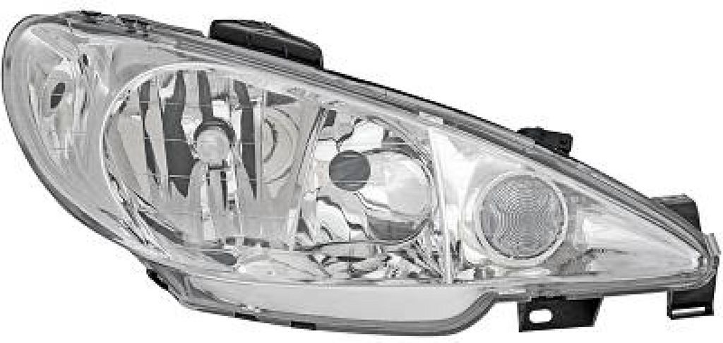 DIEDERICHS Scheinwerfer Rechts passend für PEUGEOT 206 Schrägheck (2A/C) 4225982