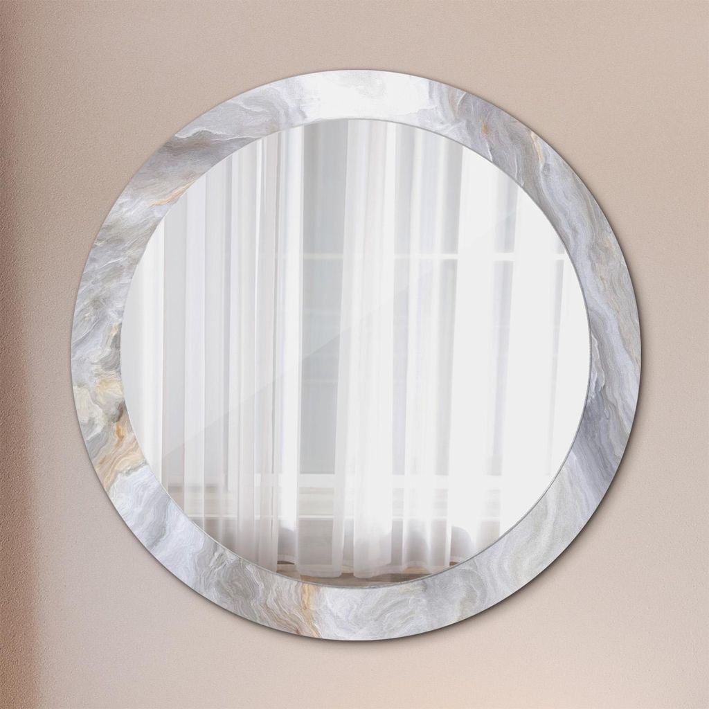Ø80cm Modern Spiegel - Wandspiegel Wandmontage- Produktbild 