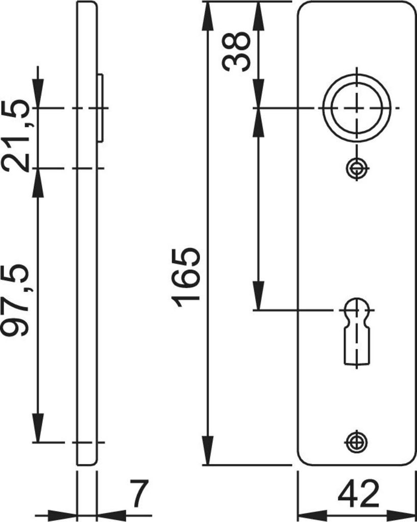 Hoppe Schild 202KP BB, 72/8, TS 37- 40, F2, VE 50