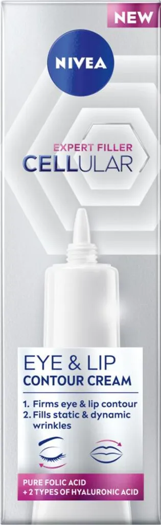 Crème Contour des Yeux Acide Hyaluronique NIVEA Anti-Âge 15ml