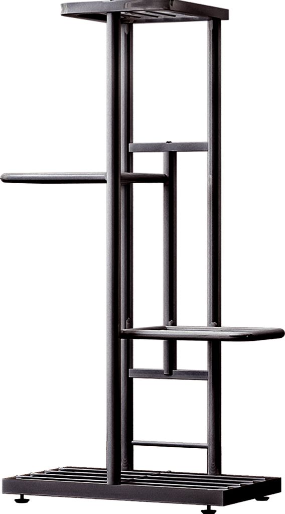 4-stufiges Ausstellungsregal Blumentoepfe Rack Pflanzenstaender Blumenerde Leiter Pflanzer Staender Hochleistungs-Lagerregal fuer Topfpflanzen