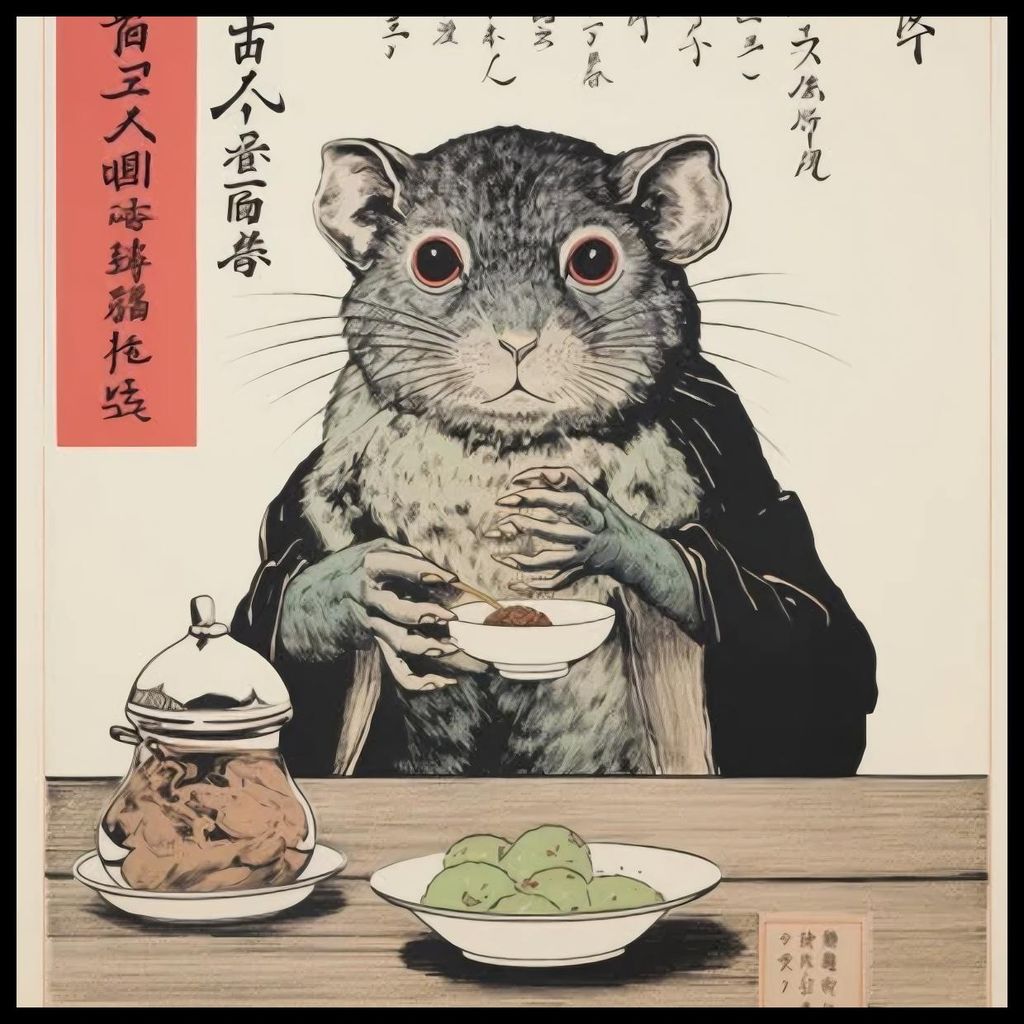 Plakat 60x60cm Kulinarische Überlegungen