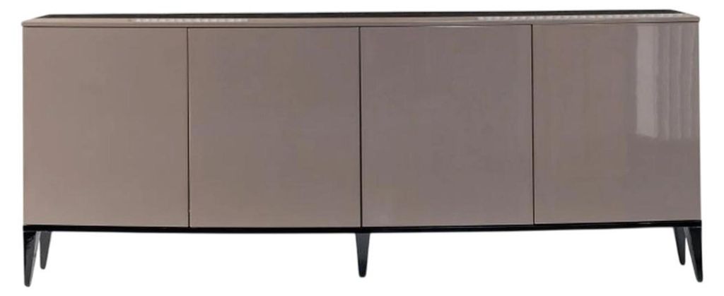 Elegantes beige Holz Sideboard im klassischen Design