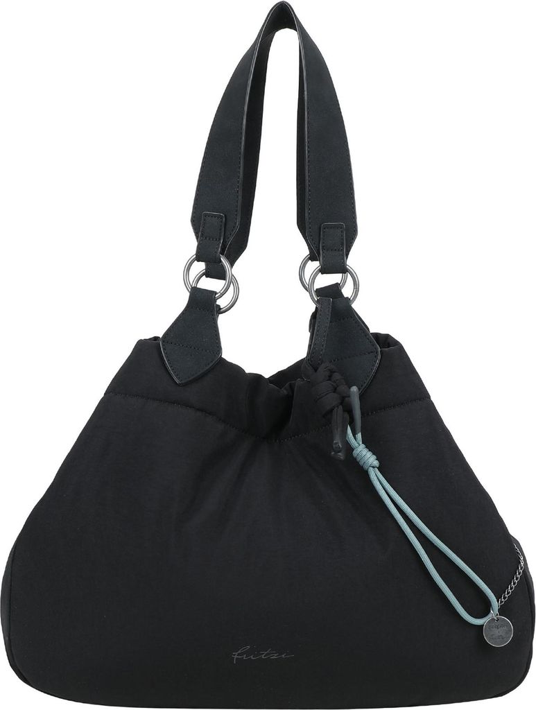 Fritzi aus Preußen Schultertasche Izzy Medium Limited Chain Sky Shopper Black schwarz