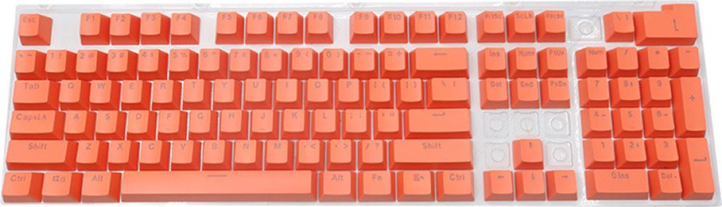 104pcs/Setschlüssel CAP Universal Ergonomic ABS High-End-Backbeleuchtungstaste oder mechanische Tastatur-Orange