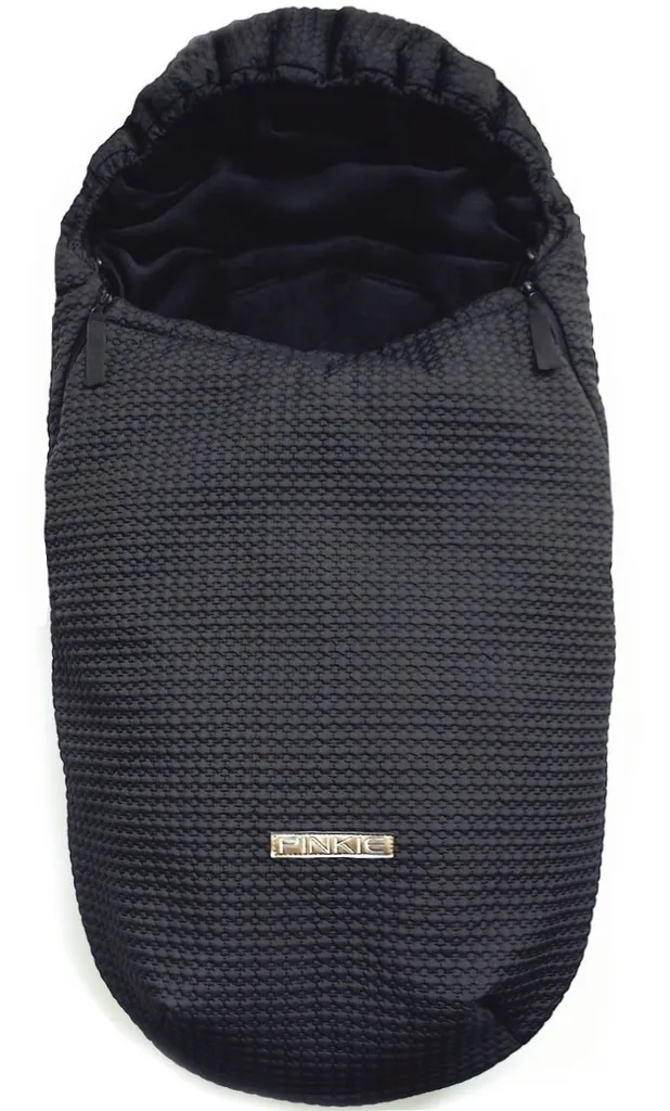 Chancelière hiver Small Black Comb - Fini les pieds froids en poussette !