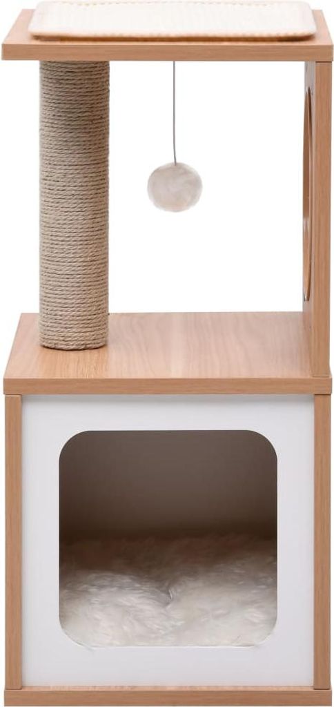 vidaXL Katzen-Kratzbaum mit Sisal-Kratzmatte 60 cm