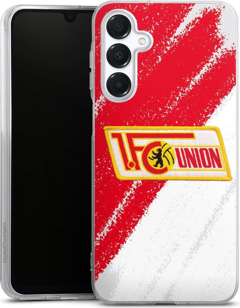 DeinDesign Handyhülle für Samsung Galaxy A16 5G Silikon Hülle Case Smartphone Schutzhülle 1. FC Union Berlin Logo Offizielles Lizenzprodukt