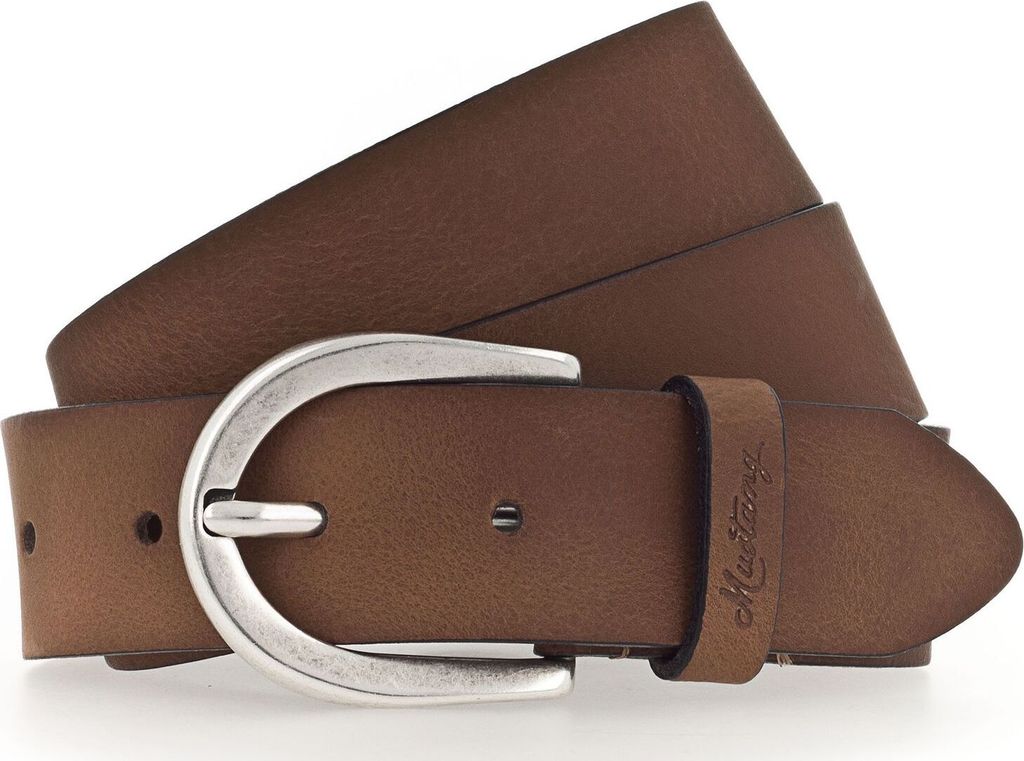 MUSTANG Leder Gürtel Female Belt 3.5 W110 Baileys braun