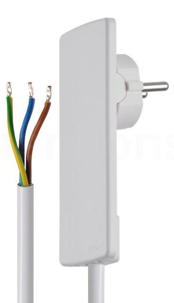 Schulte EVOline Plug 01.513 Flachstecker 1.5 m mit Produktbild 