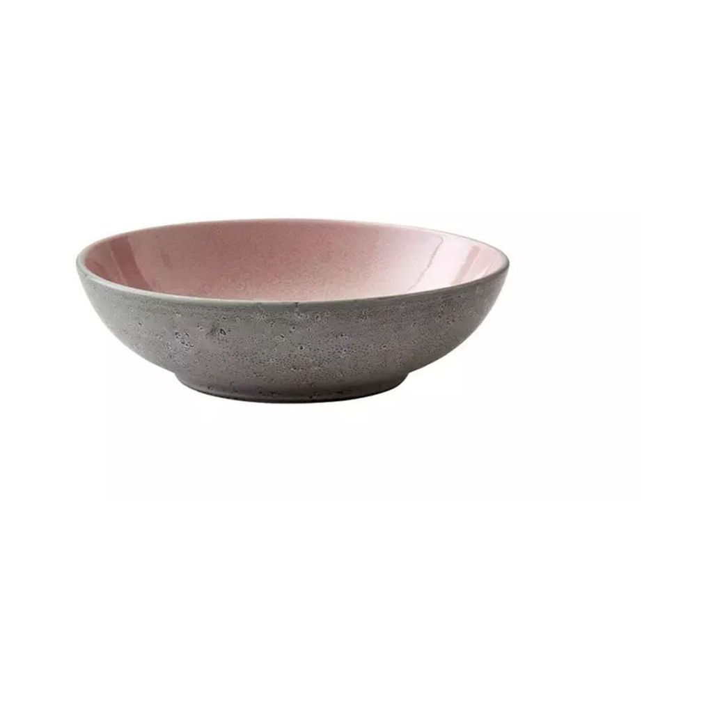 Bitz Pastateller 20cm grau rosa