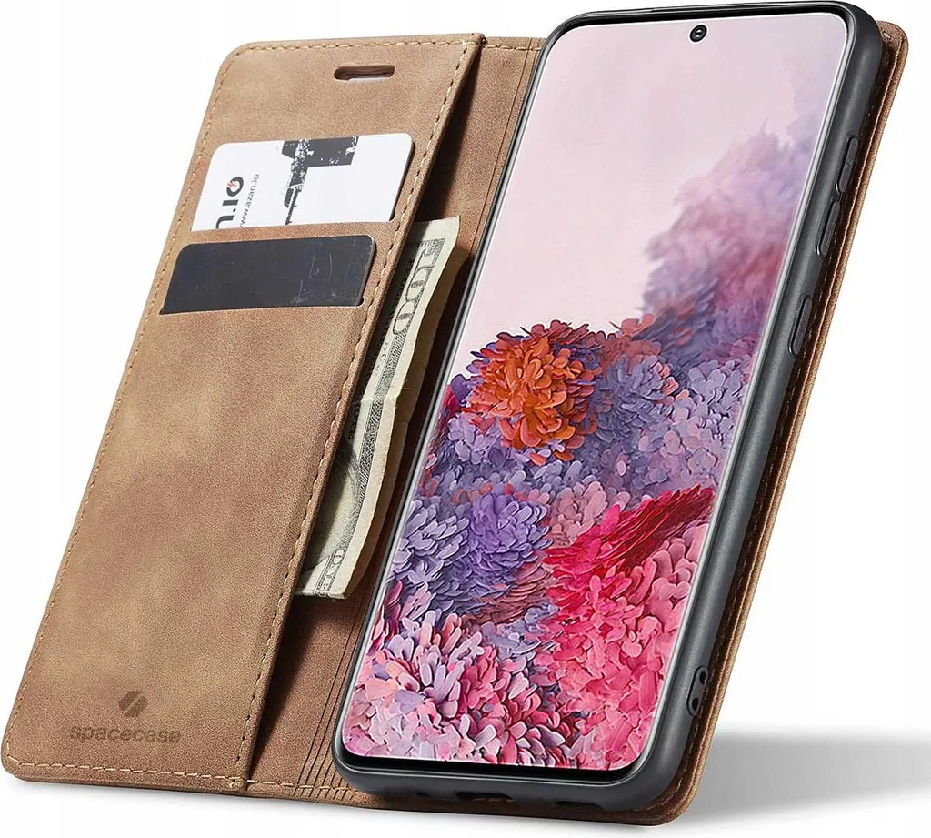 SPACECASE Custodia Wallet Bronzo per Galaxy S20+ | Protezione Antiurto