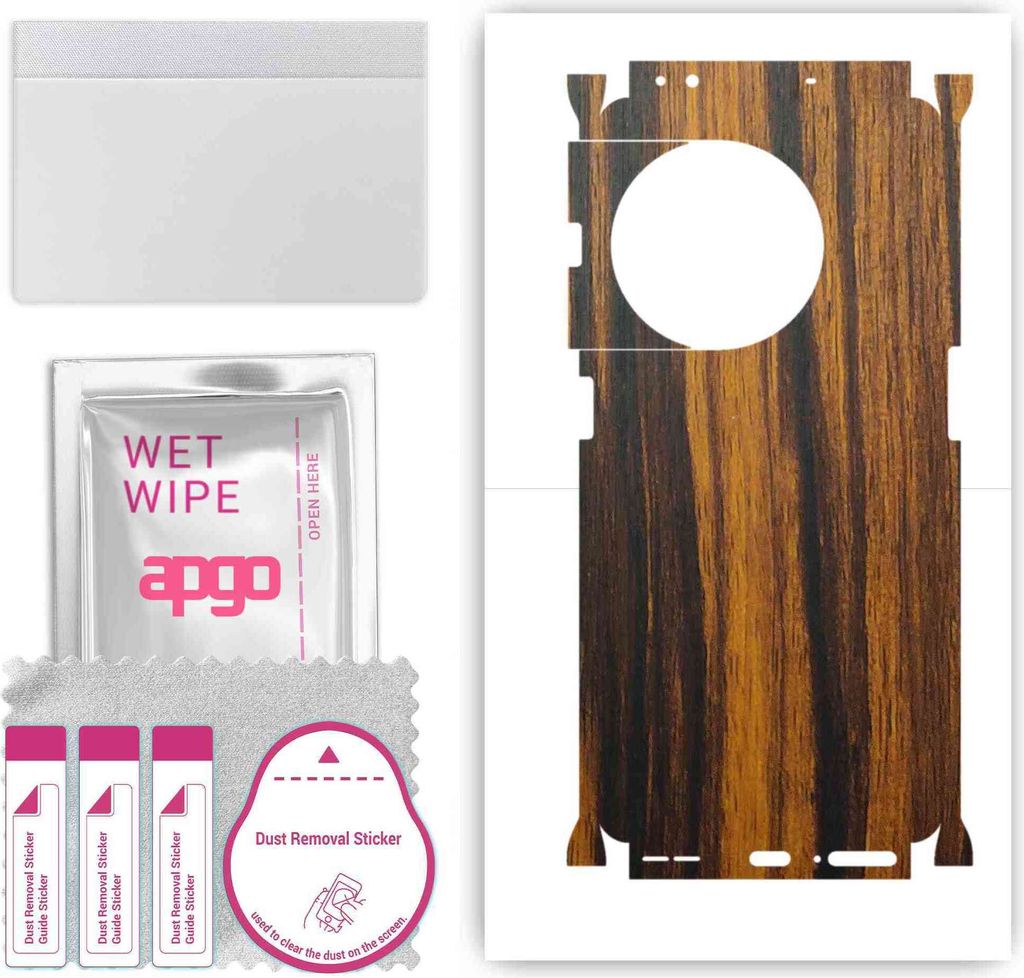 apgo Rückseite + Seiten Schutzfolie, Skin, kompatibel mit OnePlus 11R 5G, Hinten Displayschutzfolie aus Vinylfolie, kratzfest, einfache Montage - ...