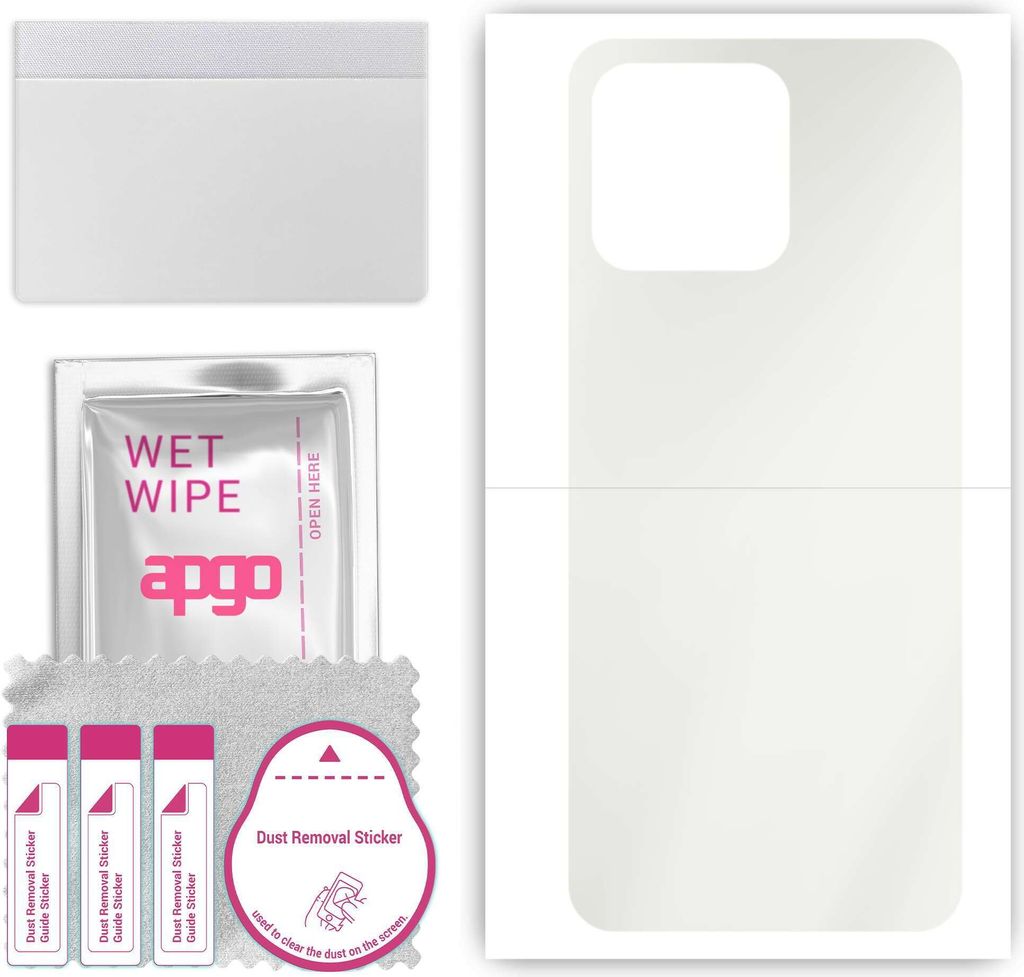 apgo Rückseite Schutzfolie, Matt, kompatibel mit Honor Play 6C, Hinten Hydrogel-Displayschutzfolie mit Positionierhilfe, kratzfest, einfache Montage