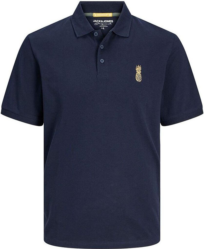 Jack & Jones Palm Dut Kurzarm-poloshirt Blau L Mann Blau L
