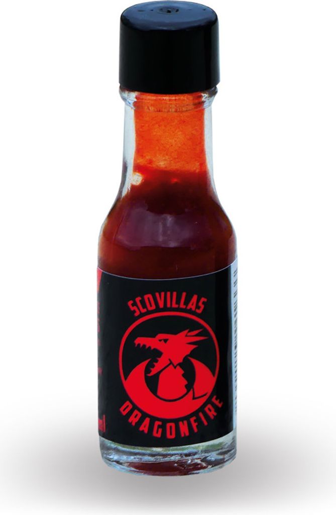 Scovillas Dragonfire Extreme Hot Sauce, Micro 3ml Produktbild 