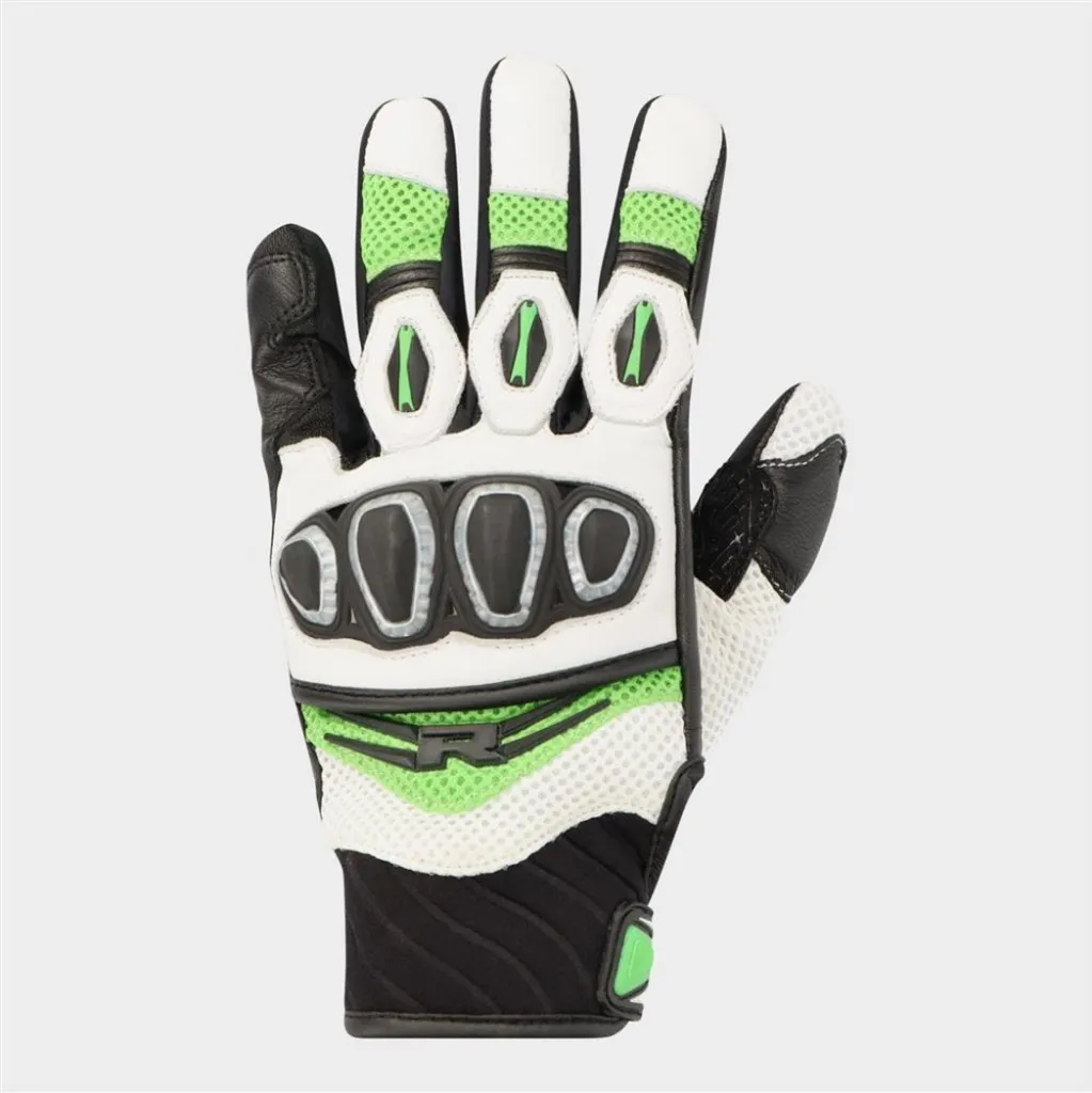 Gants moto Richa Turbo verts L : finissez-en avec les mains moites en été