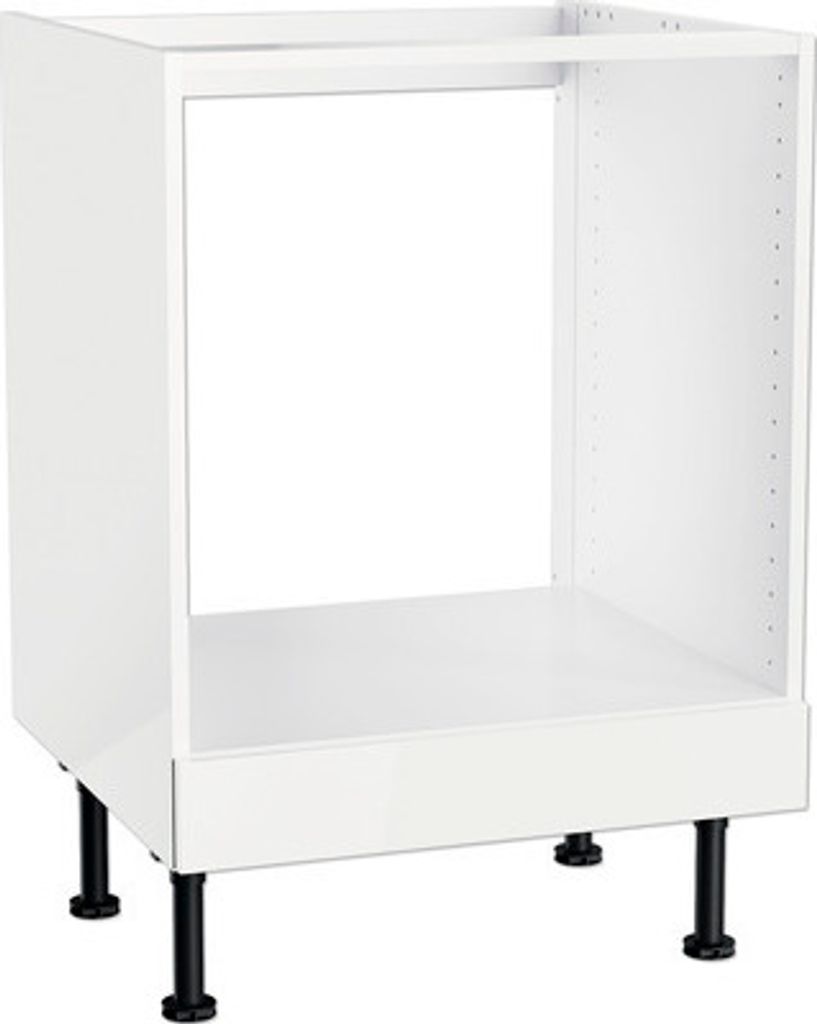 Optifit Herdumbauschrank Arvid986 BxTxH 60 x 58,4 x 87 cm weiß glänzend zerlegt KFAV U634-8+