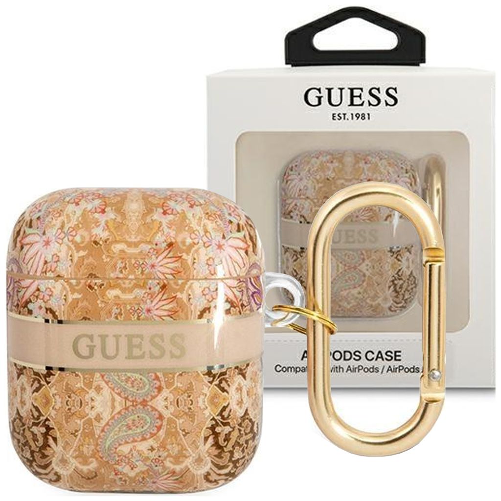 Guess Gua2Hhfld Airpods Abdeckung Złoty/Gold Paisley Band Produktbild 