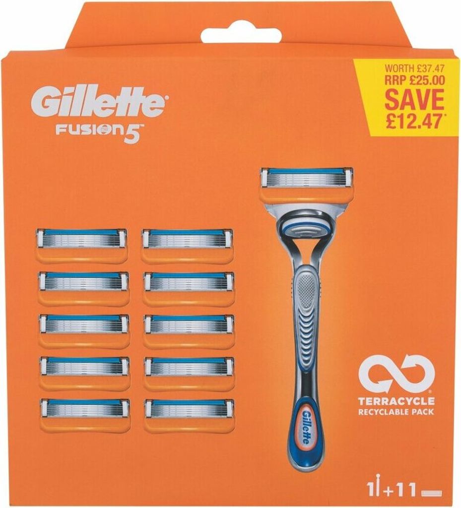 Gillette Fusion, Blau, Grau, 1 Stück(e) Produktbild 