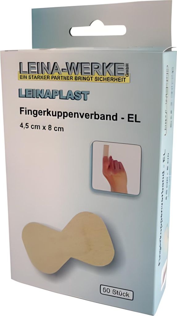 Leina-Werke Fingerkuppenverband 50 Stück lose, 4,5 cm x 8 cm elastisch