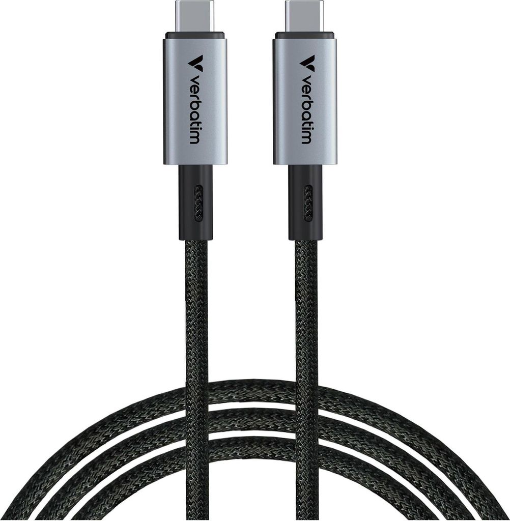 Verbatim Sync & Charge Usb-C zu Usb-C 240W 40Gb/S 120Cm Produktbild 