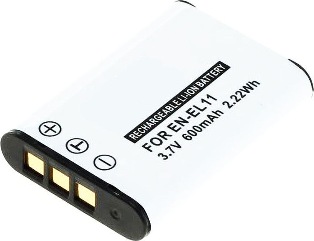 Akku für Olympus X 880 Li-Ion 3,7 Volt 600 mAh schwarz.