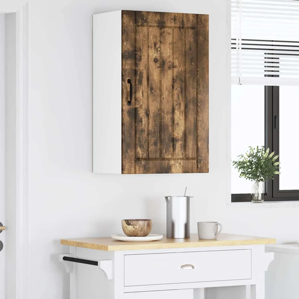 Mobiletto Cucina vidaXL Rovere Fumé | Salvaspazio 50x31x80 cm - 4