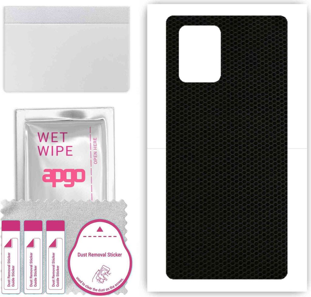 apgo Rückseite Schutzfolie, Skin, kompatibel mit Samsung Galaxy S10 Lite, Hinten Displayschutzfolie aus Vinylfolie, kratzfest, einfache Montage - ...