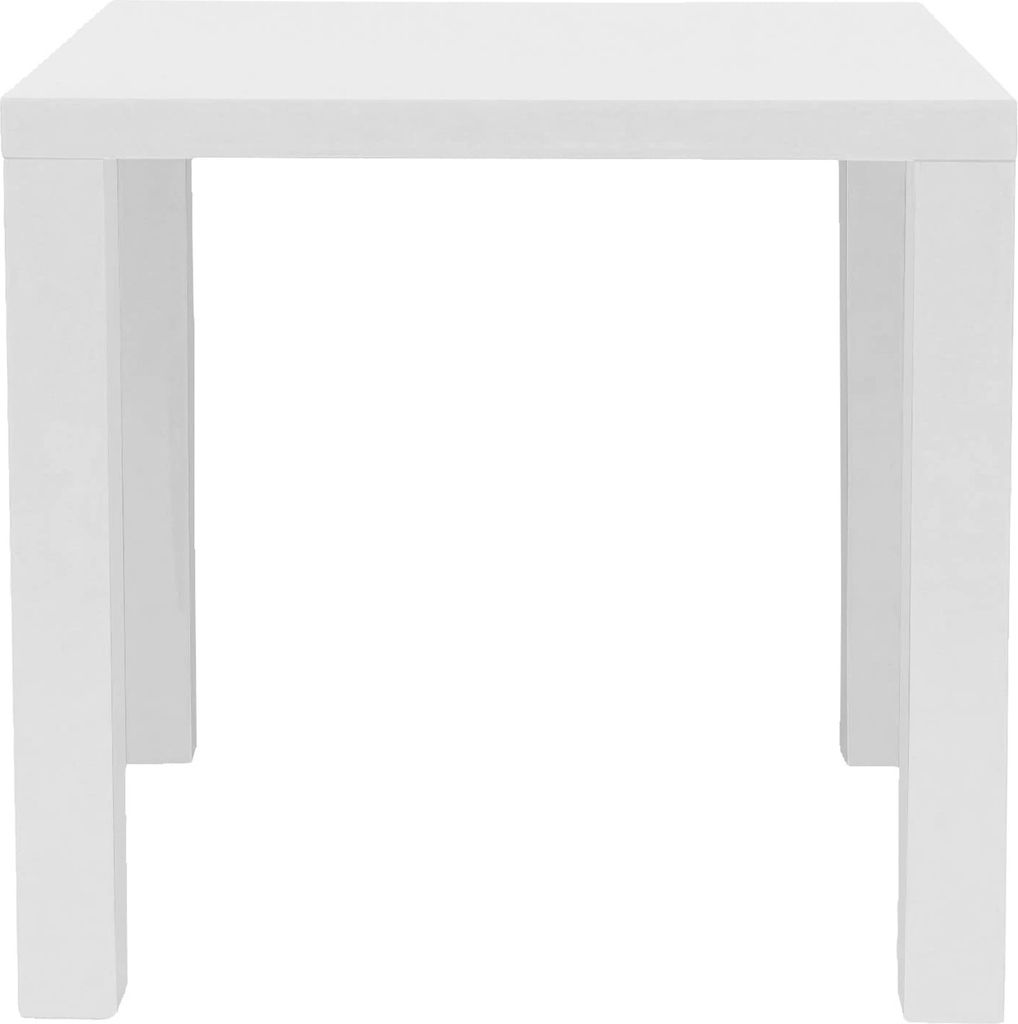 SalesFever Esstisch quadratisch | 80 x 80 cm | MDF weiß Produktbild 