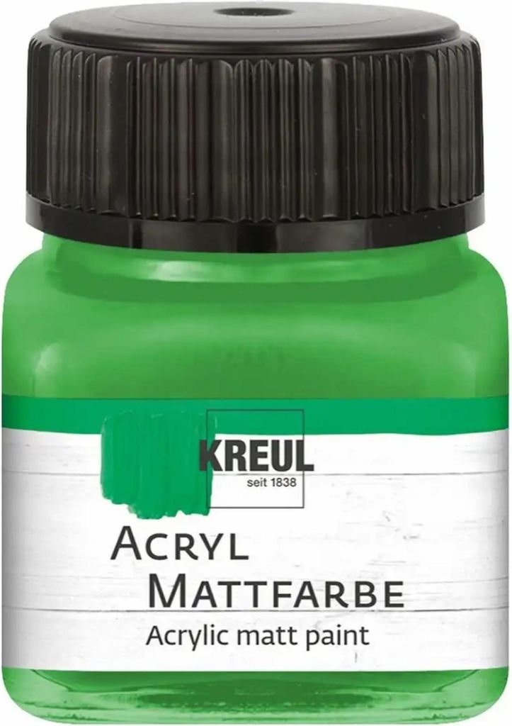 KREUL Acryl Mattfarbe Hellgrün 20 ml