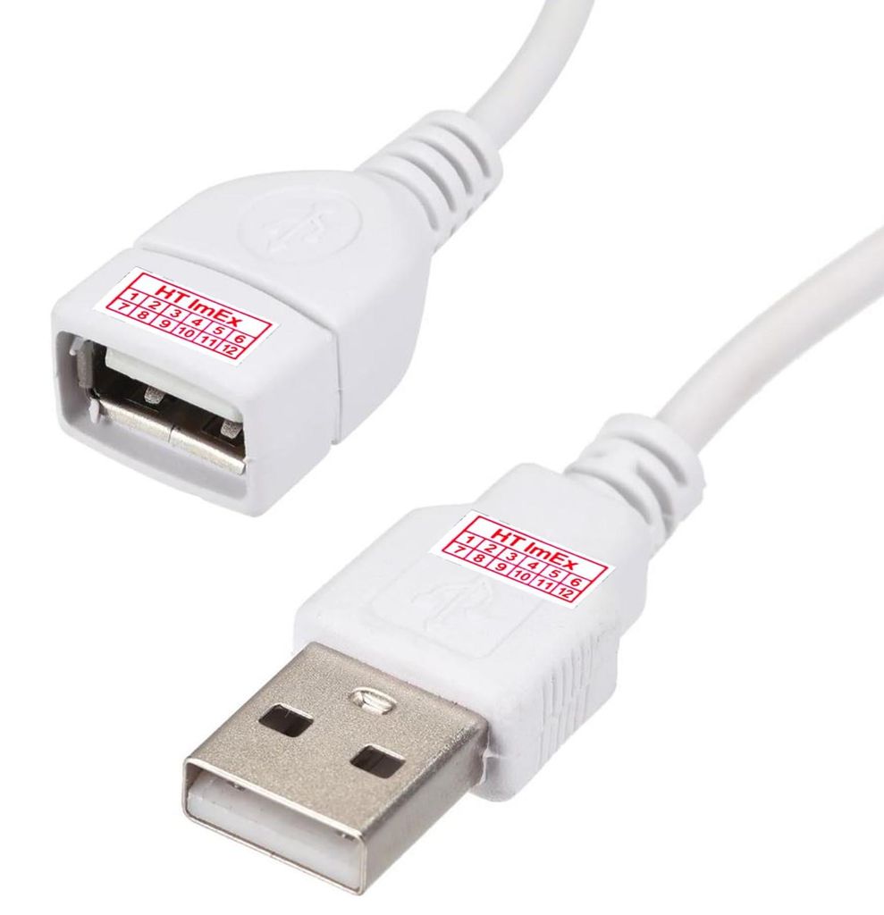 Erweiterung 1,5m USB 2.0 Verlängerung A STecker auf A Buchse Kupplung Weiß