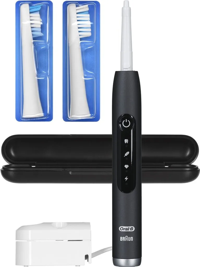 Brosse à dents sonique Braun Pulsonic Slim Luxe 4500 Noir mat avec étui