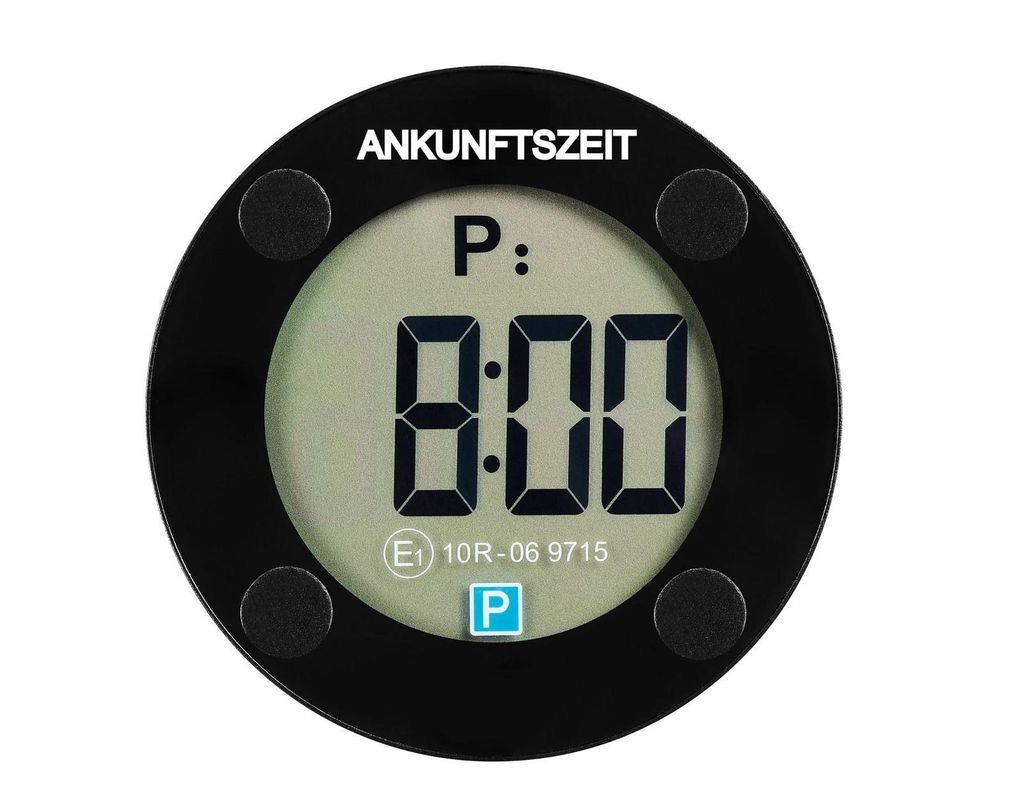 Automatische Elektronische Parkscheibe KBA-Zulassung für Deutschland Parkuhr Inkl. Batterie NEU